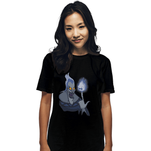 Shirts T-Shirts, Unisex / Small / Black Finger Flame