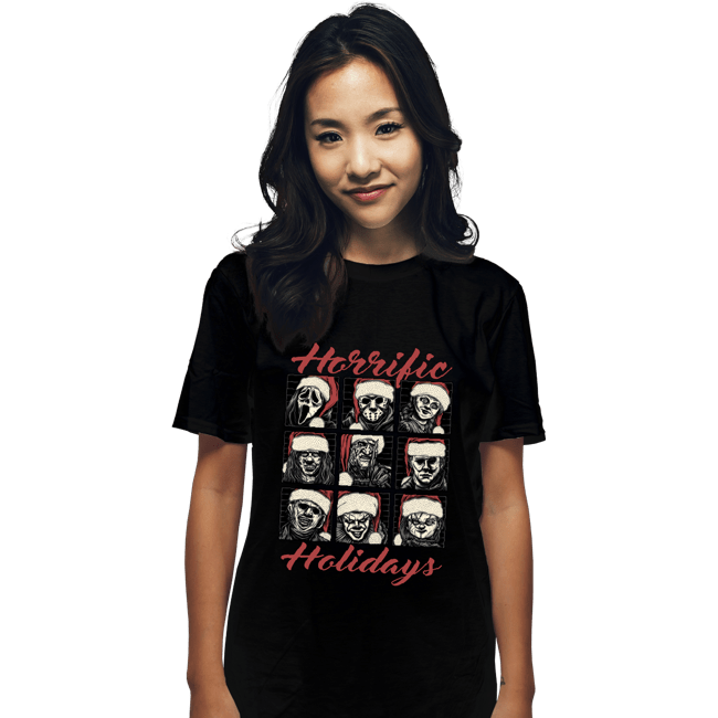 Daily_Deal_Shirts T-Shirts, Unisex / Small / Black Horrific Holidays