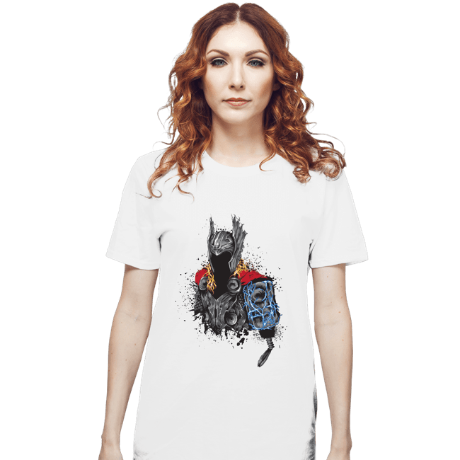 Shirts T-Shirts, Unisex / Small / White The Power Of Thunder