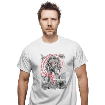 Shirts T-Shirts, Unisex / Small / White The Hell Walker