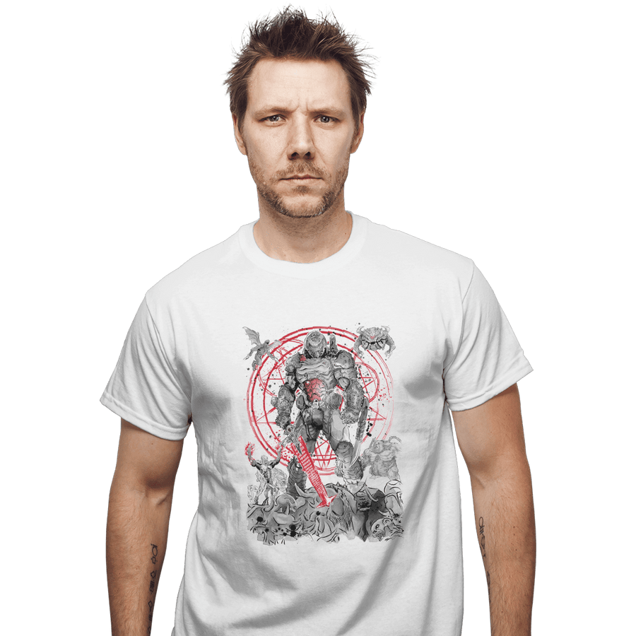Shirts T-Shirts, Unisex / Small / White The Hell Walker