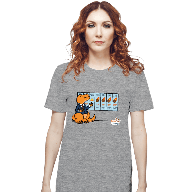 Secret_Shirts T-Shirts, Unisex / Small / Sports Grey Weather T-Rex