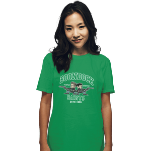 Shirts T-Shirts, Unisex / Small / Irish Green Fighting Saints