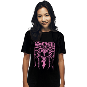 Shirts T-Shirts, Unisex / Small / Black Pink Ranger