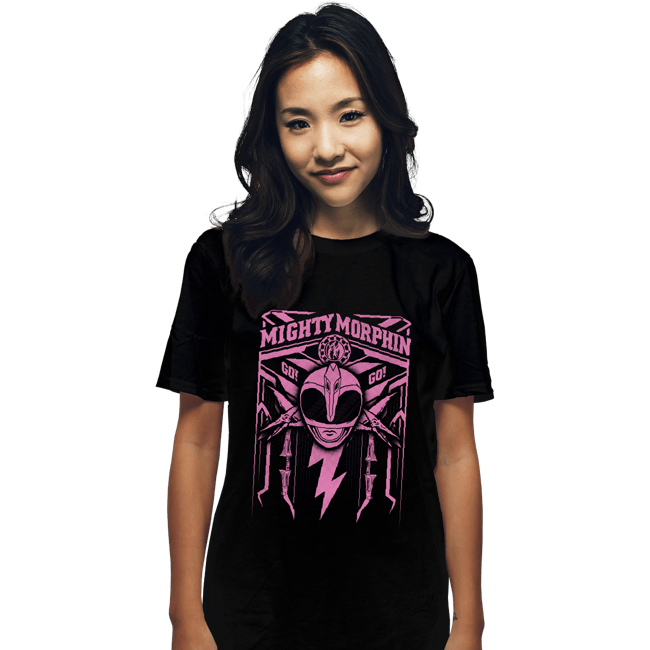 Shirts T-Shirts, Unisex / Small / Black Pink Ranger