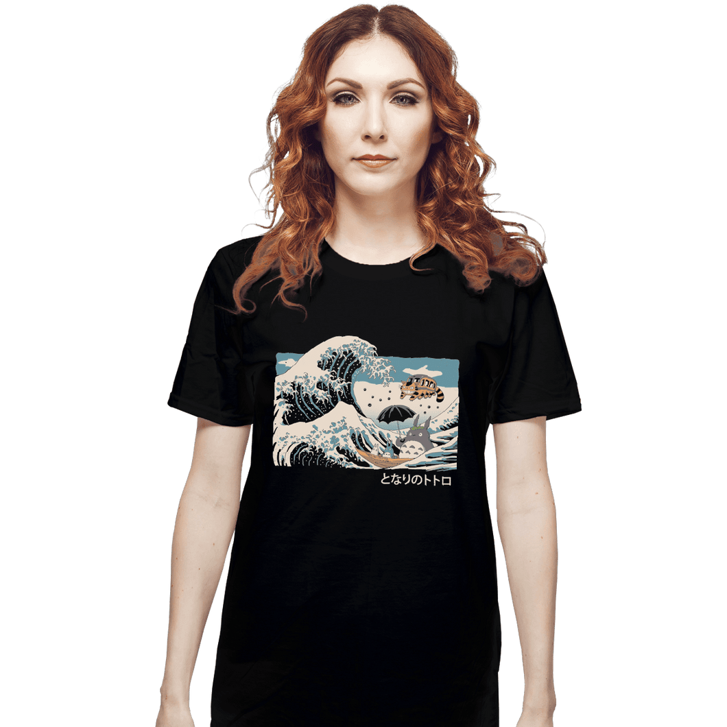 Shirts T-Shirts, Unisex / Small / Black The Great Wave Of Spirits