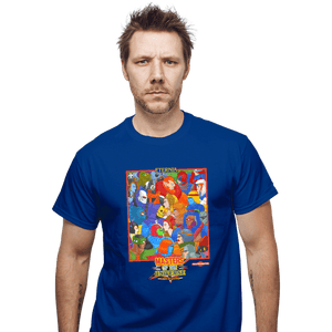 Shirts T-Shirts, Unisex / Small / Royal Blue MOTU Arcade
