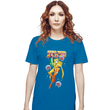 Shirts T-Shirts, Unisex / Small / Sapphire Sailor Samus Power Suit