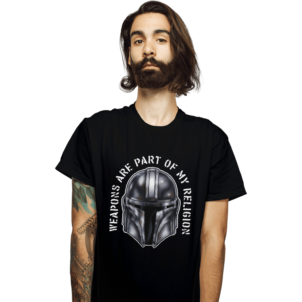 Shirts T-Shirts, Unisex / Small / Black Weapons Are Part Of My Religion