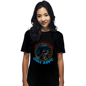 Daily_Deal_Shirts T-Shirts, Unisex / Small / Black Ugly Sanic