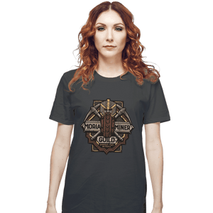 Shirts T-Shirts, Unisex / Small / Sports Grey Moria Miner Guild