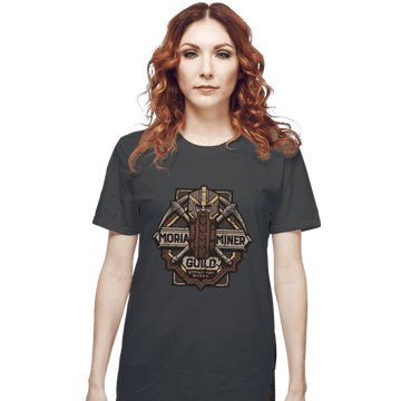 Shirts T-Shirts, Unisex / Small / Sports Grey Moria Miner Guild