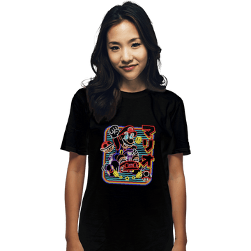 Daily_Deal_Shirts T-Shirts, Unisex / Small / Black Neon Kart