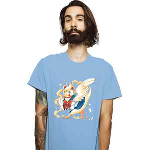Daily_Deal_Shirts T-Shirts, Unisex / Small / Powder Blue Sailor Bird