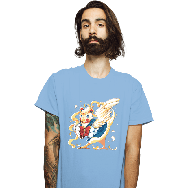 Daily_Deal_Shirts T-Shirts, Unisex / Small / Powder Blue Sailor Bird