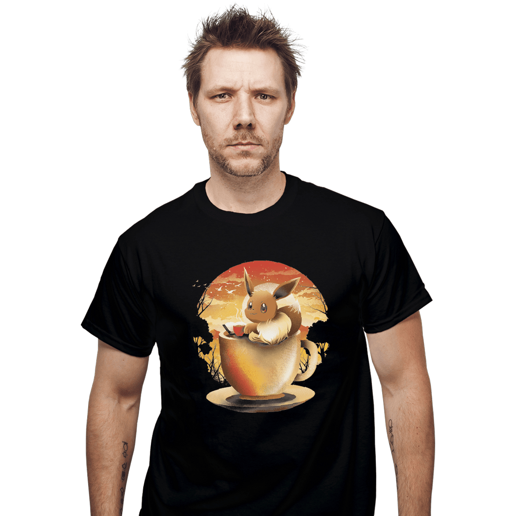 Shirts T-Shirts, Unisex / Small / Black Eevee Tea