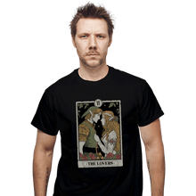 Load image into Gallery viewer, Daily_Deal_Shirts T-Shirts, Unisex / Small / Black The Lovers Vintage Tarot
