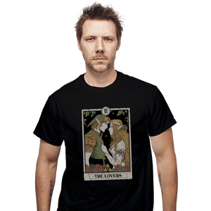 Daily_Deal_Shirts T-Shirts, Unisex / Small / Black The Lovers Vintage Tarot