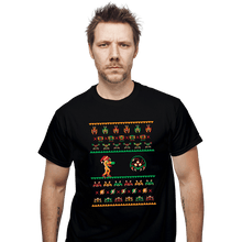 Load image into Gallery viewer, Shirts T-Shirts, Unisex / Small / Black We Wish You A Metroid Christmas
