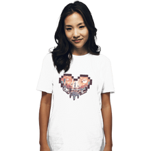 Load image into Gallery viewer, Shirts T-Shirts, Unisex / Small / White Zelda Heart
