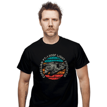 Load image into Gallery viewer, Shirts T-Shirts, Unisex / Small / Black Retro Millennium Falcon Sun
