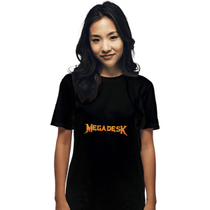 Shirts T-Shirts, Unisex / Small / Black Megadesk