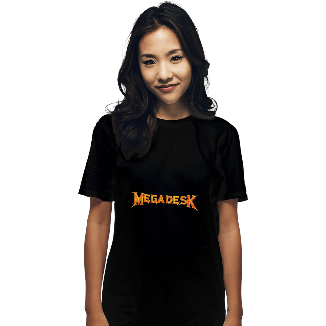 Shirts T-Shirts, Unisex / Small / Black Megadesk