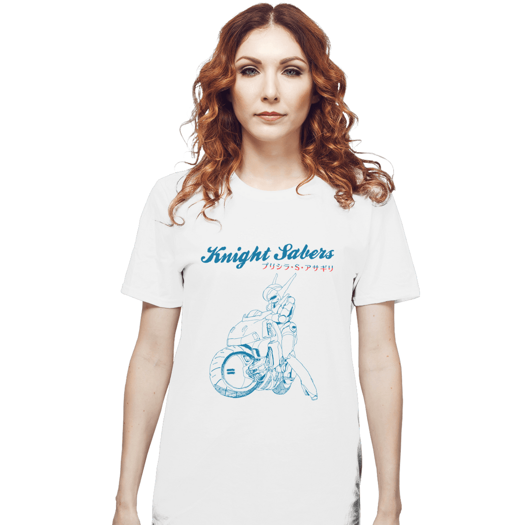 Shirts T-Shirts, Unisex / Small / White Knight Sabers