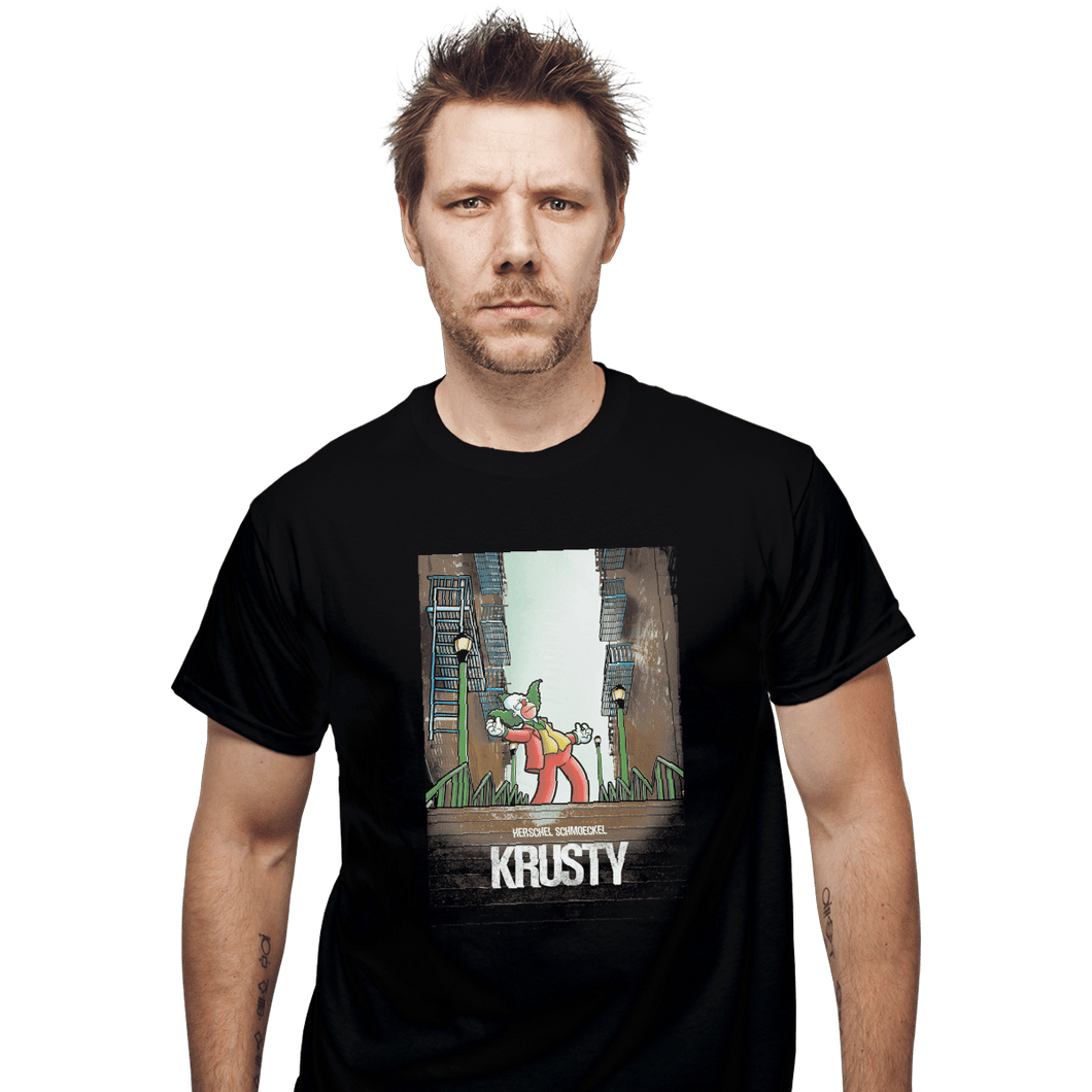 Shirts T-Shirts, Unisex / Small / Black Krusty