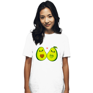 Shirts T-Shirts, Unisex / Small / White Avocados Love