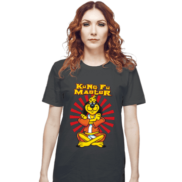 Daily_Deal_Shirts T-Shirts, Unisex / Small / Charcoal Kung Fu Master