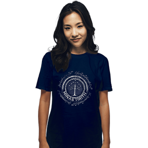 Shirts T-Shirts, Unisex / Small / Navy Minas Tirith