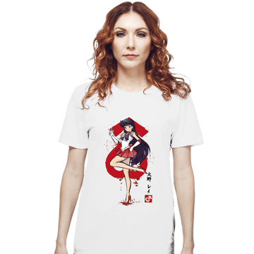 Daily_Deal_Shirts T-Shirts, Unisex / Small / White Mars Sumi-e