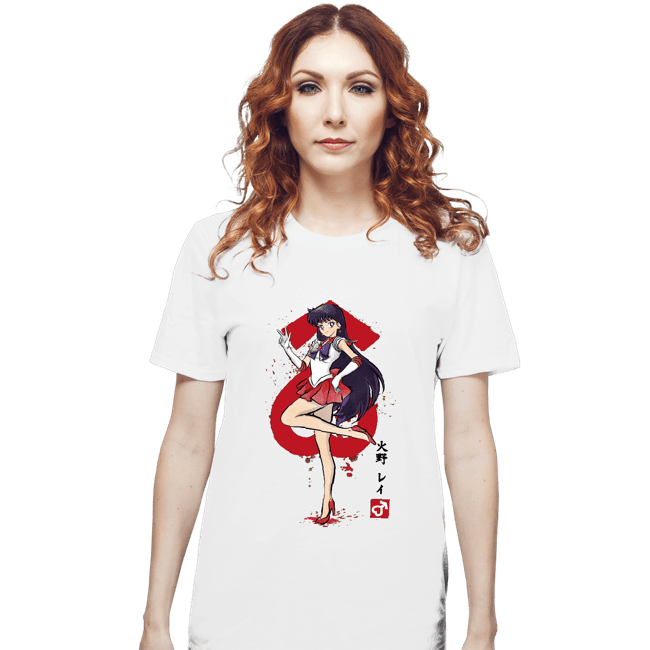 Daily_Deal_Shirts T-Shirts, Unisex / Small / White Mars Sumi-e