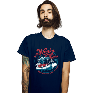 Daily_Deal_Shirts T-Shirts, Unisex / Small / Navy Wonka Boat Tours