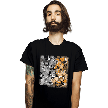 Shirts T-Shirts, Unisex / Small / Black Clash Of Toons