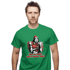Shirts T-Shirts, Unisex / Small / Irish Green Why Santa Why