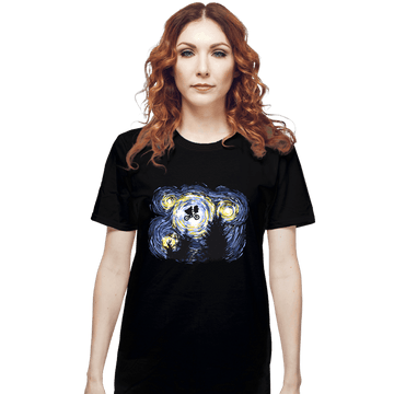 Secret_Shirts T-Shirts, Unisex / Small / Black Starry Extraterrestrial