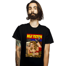 Load image into Gallery viewer, Secret_Shirts T-Shirts, Unisex / Small / Black Milf Fiction
