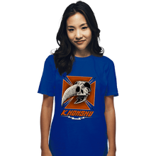 Load image into Gallery viewer, Daily_Deal_Shirts T-Shirts, Unisex / Small / Royal Blue Konshu Skull
