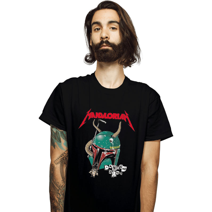 Shirts T-Shirts, Unisex / Small / Black Damaged Armor