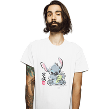 Load image into Gallery viewer, Shirts T-Shirts, Unisex / Small / White Stitch Watercolor
