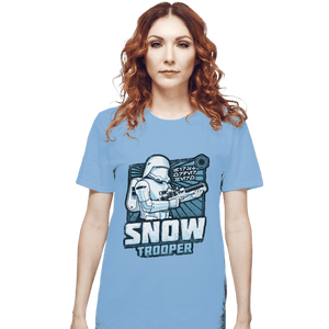 Shirts T-Shirts, Unisex / Small / Powder Blue First Order Hero: Snowtrooper