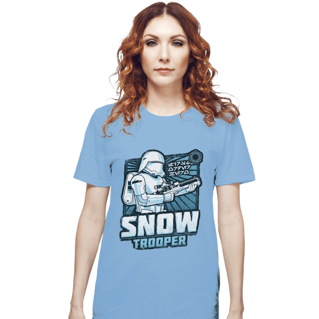 Shirts T-Shirts, Unisex / Small / Powder Blue First Order Hero: Snowtrooper