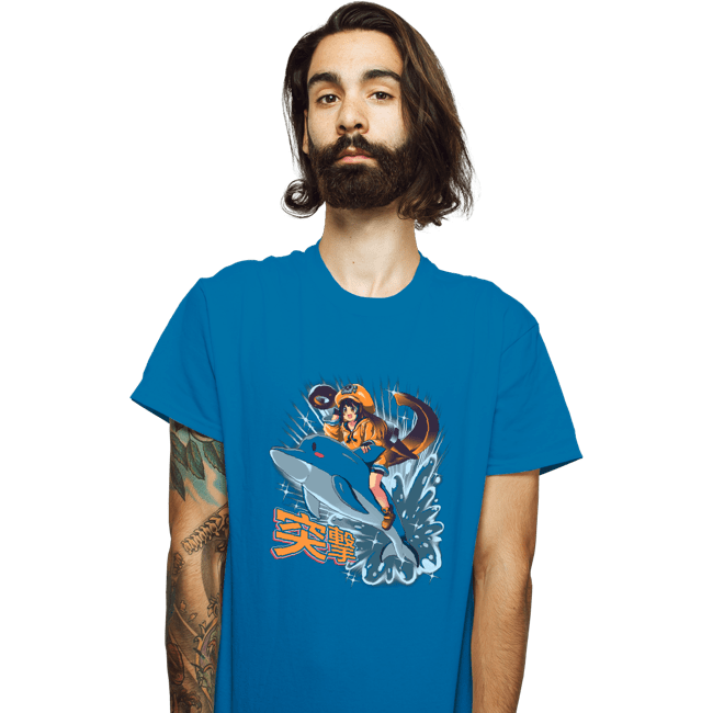 Shirts T-Shirts, Unisex / Small / Sapphire Totsugeki
