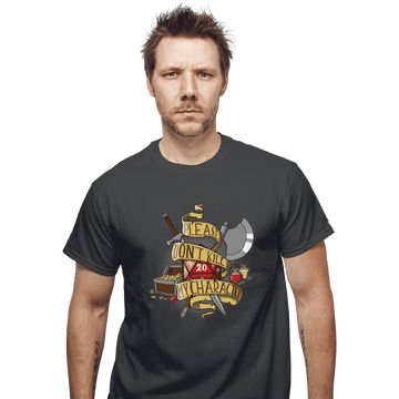 Shirts T-Shirts, Unisex / Small / Charcoal Don't Kill My Character