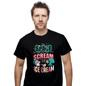 Daily_Deal_Shirts T-Shirts, Unisex / Small / Black Scream for Ice Cream