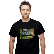 Load image into Gallery viewer, Secret_Shirts T-Shirts, Unisex / Small / Black Periodic Table Of Horror
