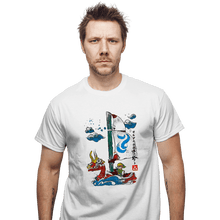 Load image into Gallery viewer, Secret_Shirts T-Shirts, Unisex / Small / White Sailor With The Wind

