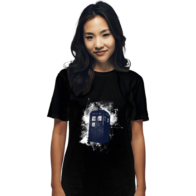 Secret_Shirts T-Shirts, Unisex / Small / Black Star Tardis